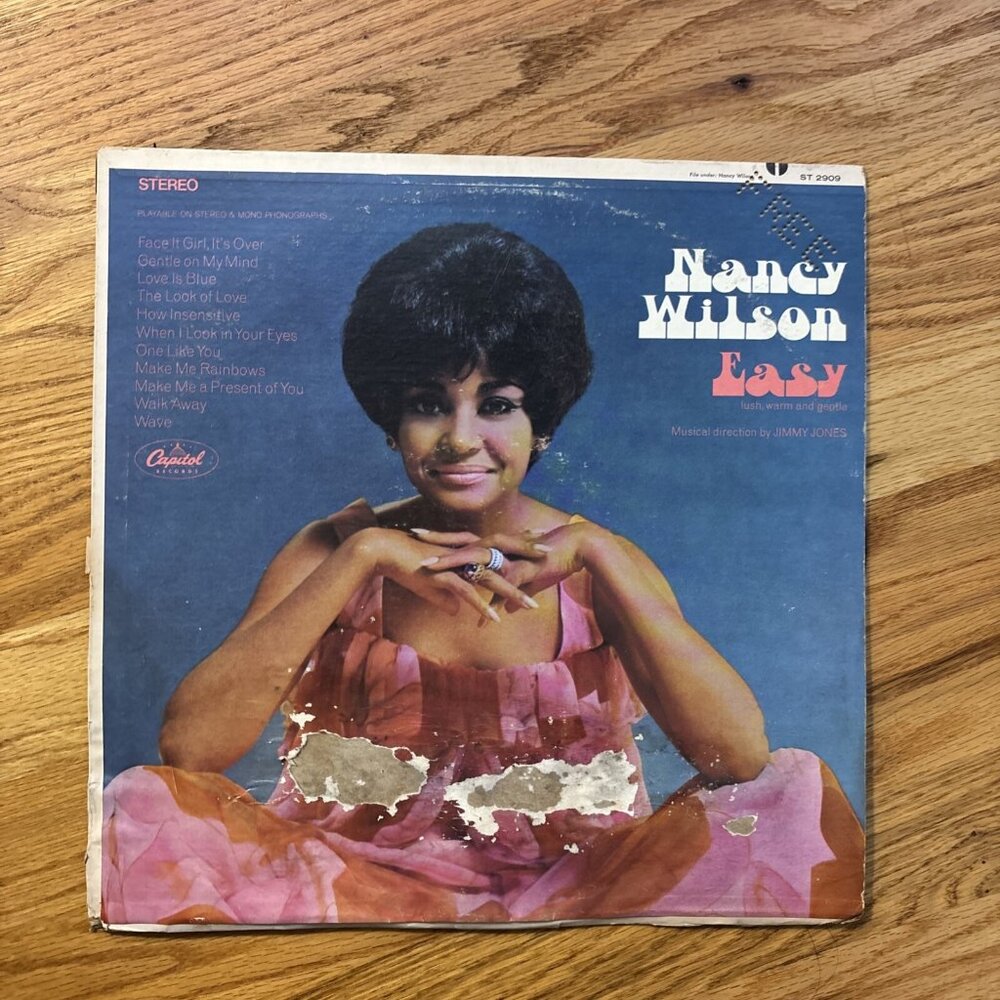 Nancy Wilson Easy Vinyl Record 1968 NM